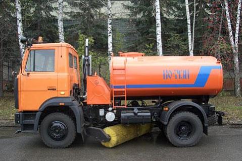 Дорожно-комбинированная машина Коммаш (Мценск) КО-713Н-43 на шасси МАЗ-4381